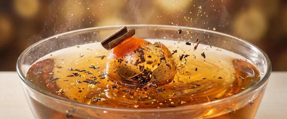 Bomba di tè solubile – tè cristallino in acqua calda