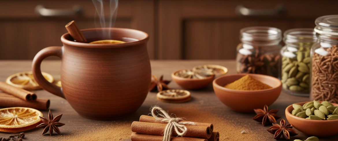 Tazza da tè alla cannella