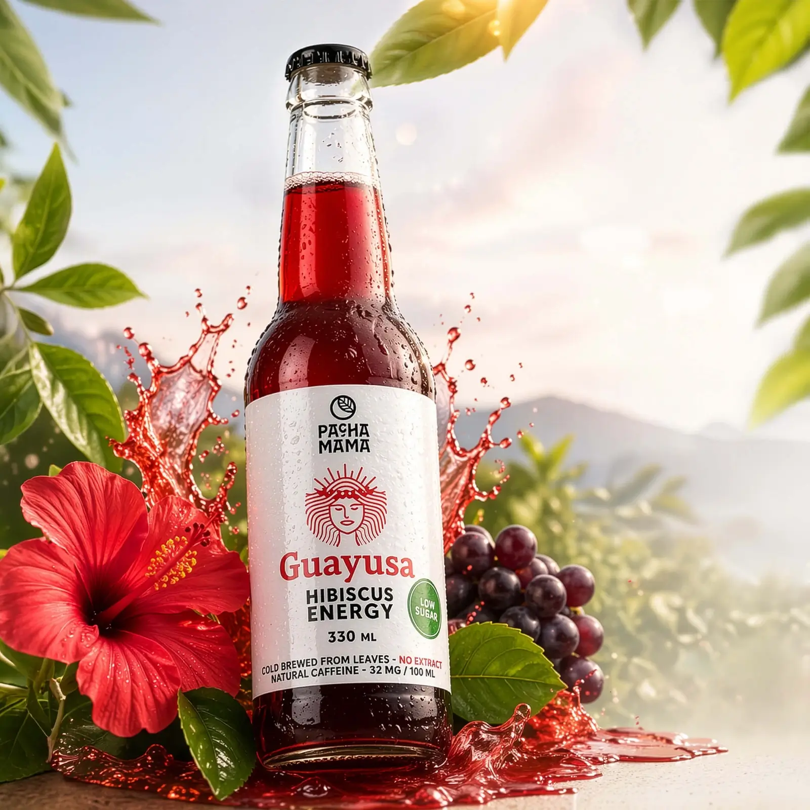 Guayusa Pachamama Cold Brew: bevanda energetica all’ibisco in bottiglia