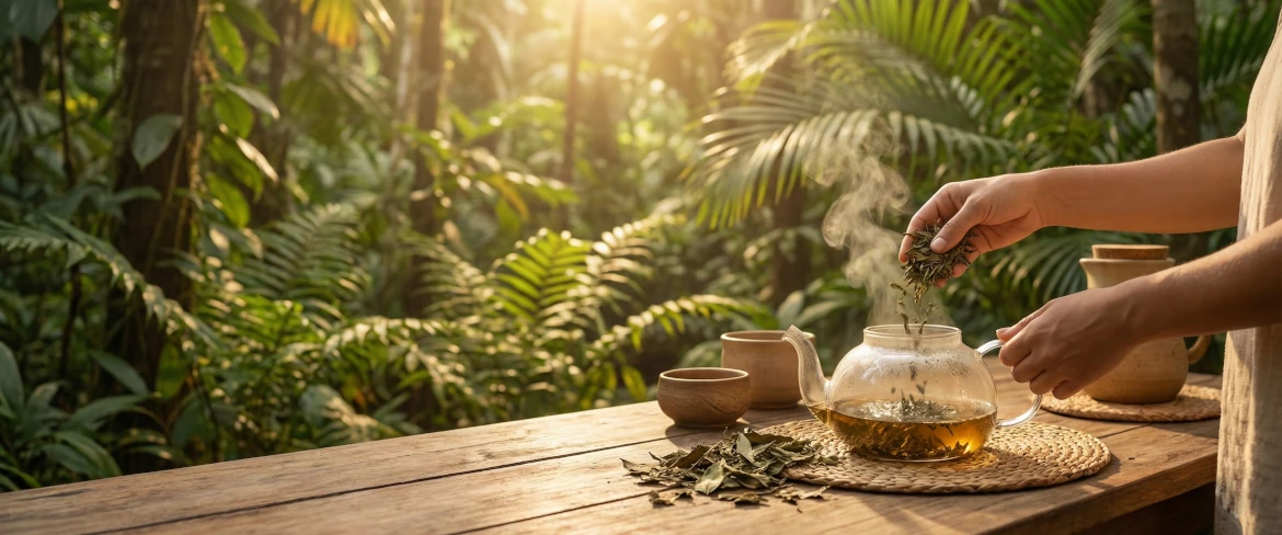 Come preparare il tè Guayusa: una tazza di infuso a base di foglie di Ilex guayusa