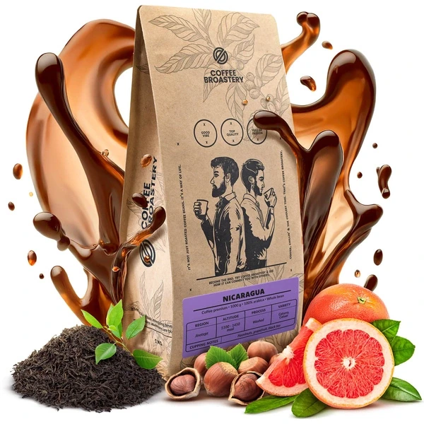 Bro Coffee Roastery Nicaragua Colibrí Azul: chicchi di caffè speciale con note di pompelmo, frutta secca e tè.