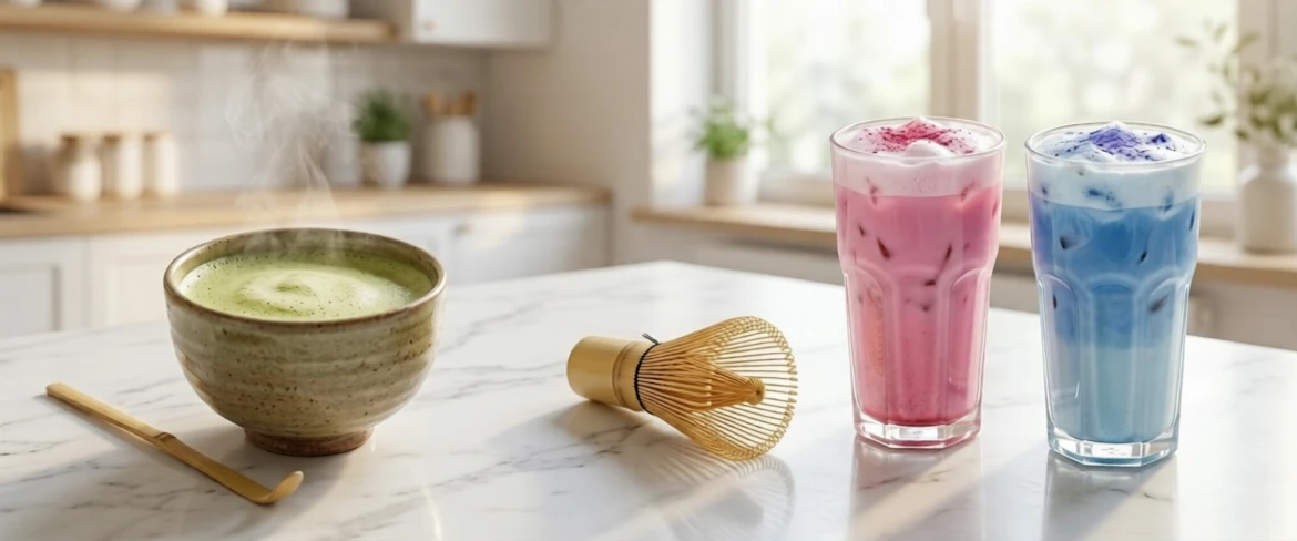 Tè verde tradizionale vs matcha colorato: il matcha contiene caffeina? Confronto delle proprietà