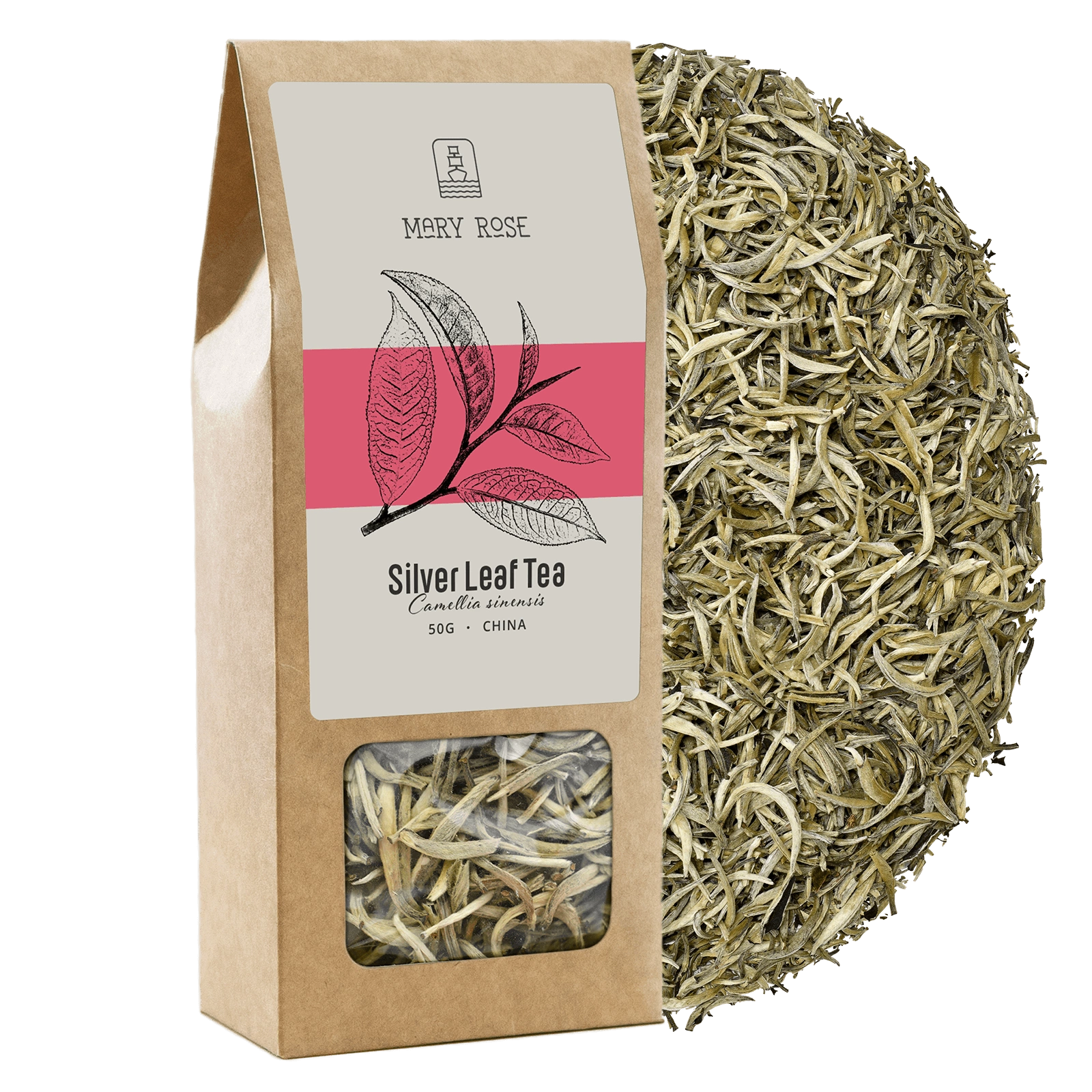 Mary Rose White Silver Leaf tè