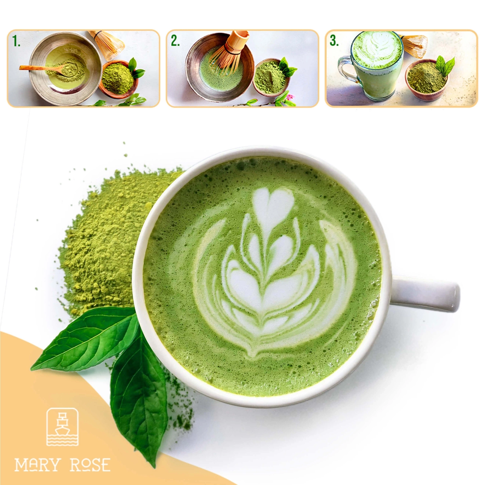 Come preparare il matcha latte passo dopo passo