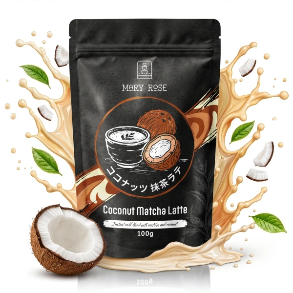 Mary Rose Coconut Matcha Latte – matcha con latte di cocco.