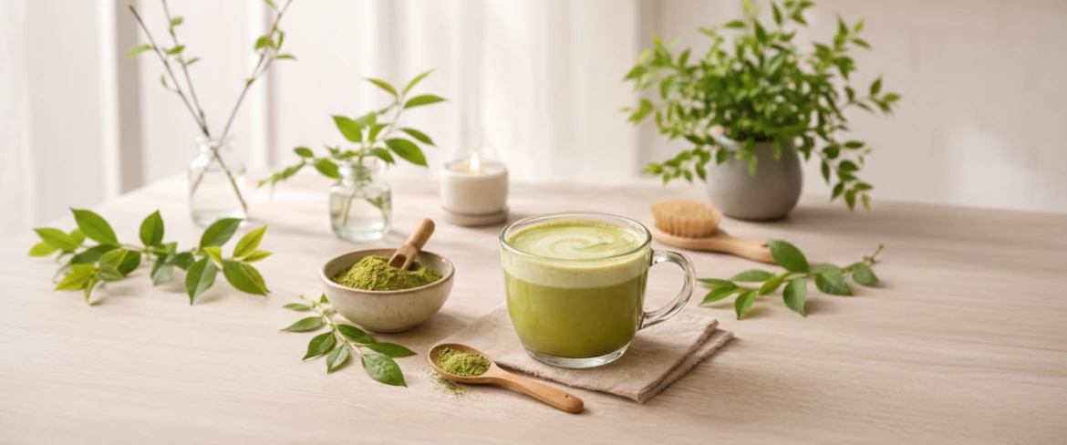 Tè matcha con latte – matcha latte come bevanda quotidiana