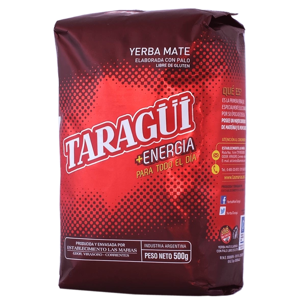 Yerba mate classica per una sferzata di energia: Taragui Energia.