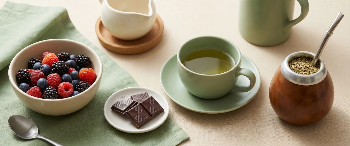 Polifenoli e saponine naturali nella dieta – yerba mate e prodotti vegetali