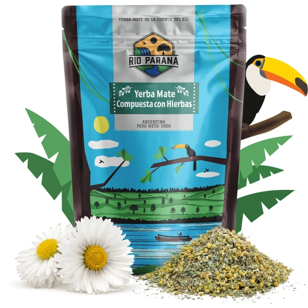 Rio Parana Compuesta con Hierbas: yerba mate con verbena odorosa