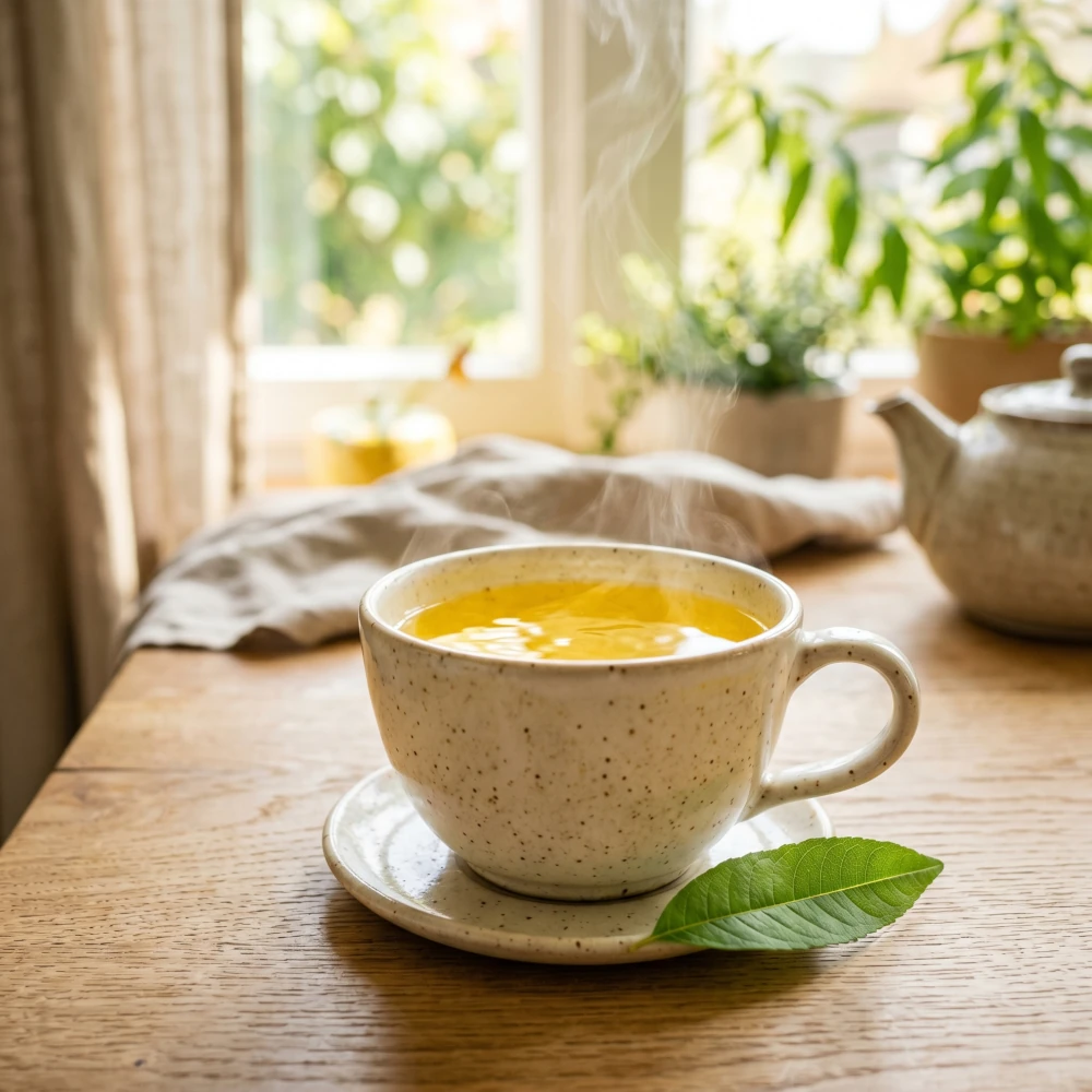 Tè alla verbena preparato in una tazza