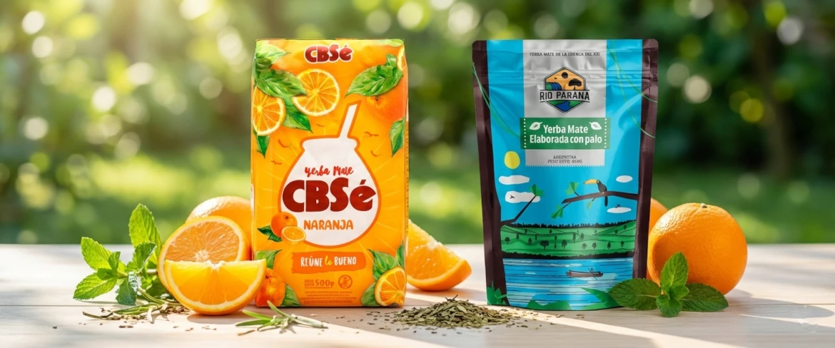 Varietà moderne di yerba mate dall'Argentina – miscele aromatizzate e alle erbe