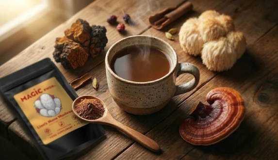 Come scegliere un integratore di funghi adattogeni? Reishi, chaga e criniera di leone nella pratica