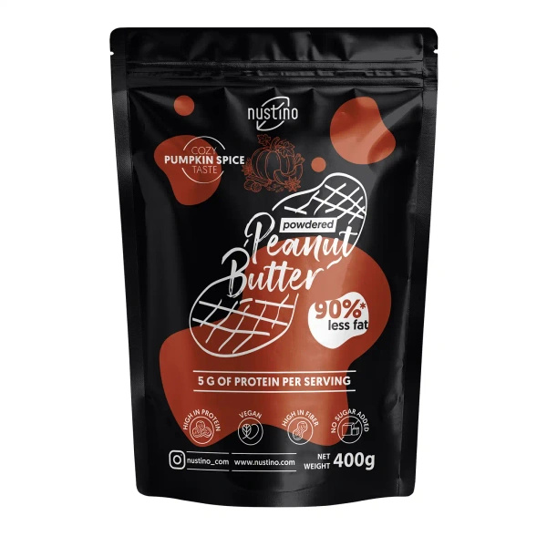 Nustino – Burro di arachidi in polvere – Pumpkin Spice (senza zucchero aggiunto) 400 g