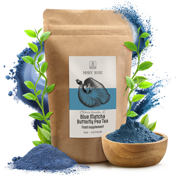 Mary Rose – Blue Matcha – Butterfly Pea Tea (in polvere) 50 g