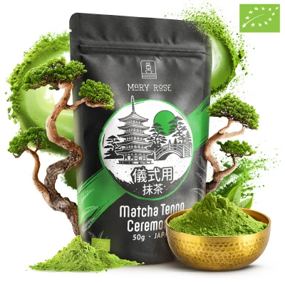 Mary Rose – Tè verde Matcha Tenno giapponese (BIO) Cerimoniale 50 g