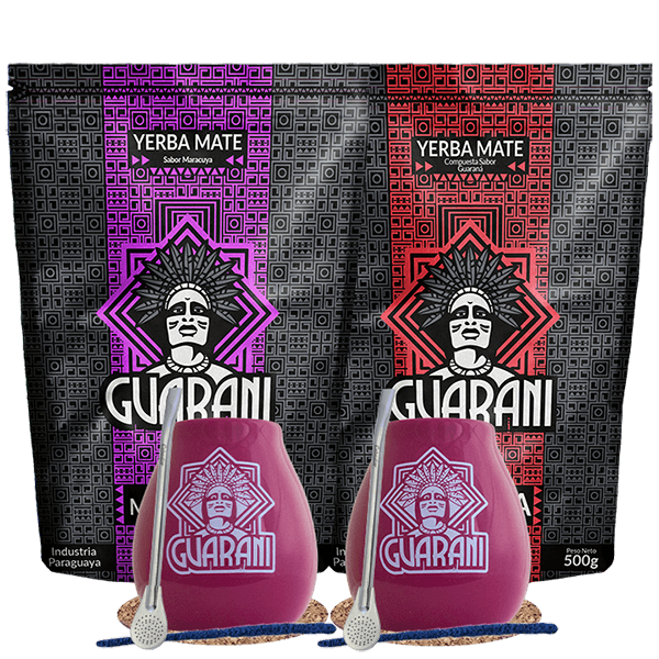 Set Yerba Mate Guarani Maracuya 500g + Guarani Energia 500g