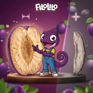 FiloLilo – Prugne liofilizzate (metà) 20 g