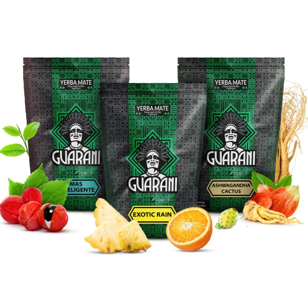 Yerba Mate Guarani Set di frutti 3x500g