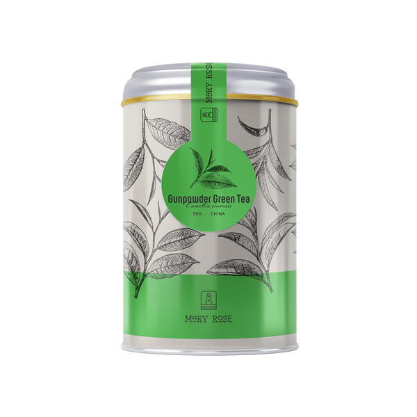 Mary Rose - Tè verde Gunpowder in lattina - 50 g