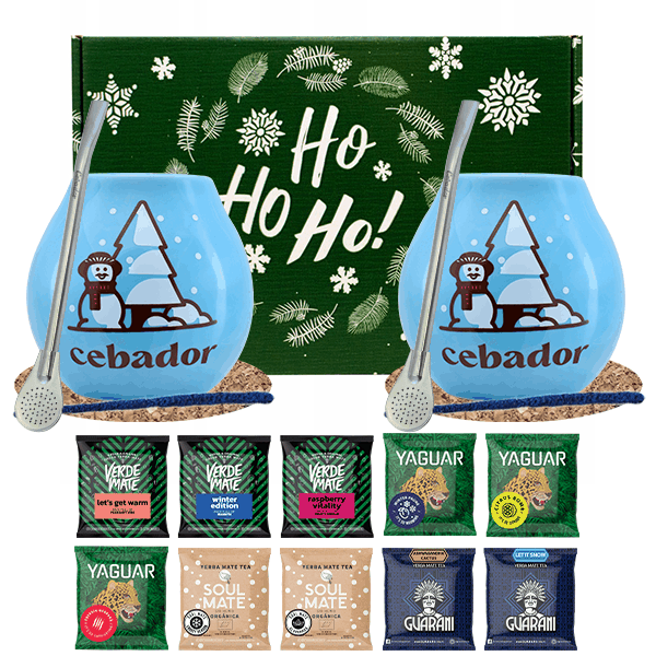 Yerba Mate set invernale per coppia 10 x 50 g (500 g)