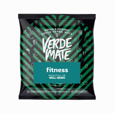Verde Mate Green Fitness 50 g - Tè yerba mate brasiliano con frutta ed erbe