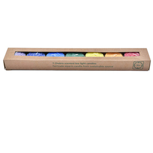 Candele profumate - Sette Chakra (con incisione)