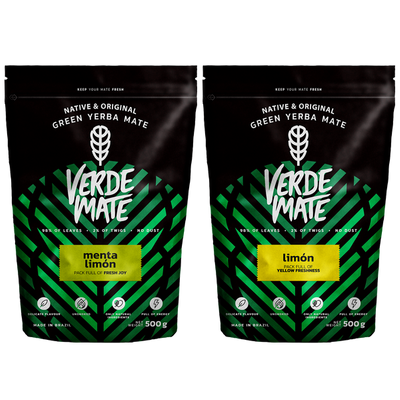 Verde Mate Verde Limon 500g + Verde Mate Verde Menta Limon 500g
