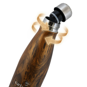 Bottiglia termica Cebador 500 ml – colore legno