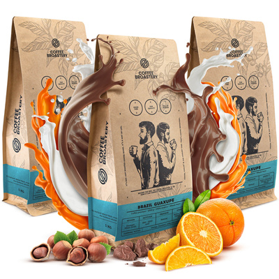 Set di Bro Coffee Roastery Brazil Guaxupe 3x1kg (3kg)