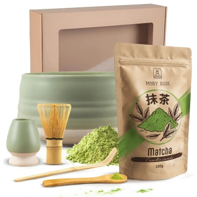 Set regalo per la preparazione del tè Matcha