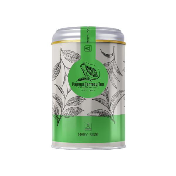 Mary Rose - Fantasia di papaya e tè verde in lattina - 50 g