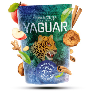 Set regalo invernale di Yerba Mate Yaguar Winter Prune 0,5kg