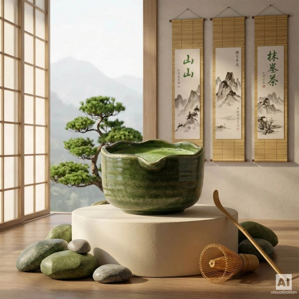 Set per la preparazione del tè Matcha: matcha 100g + accessori