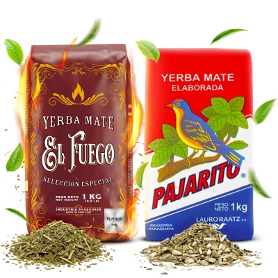 Set di Yerba Mate Elaborada: El Fuego 1kg + Pajarito 1kg