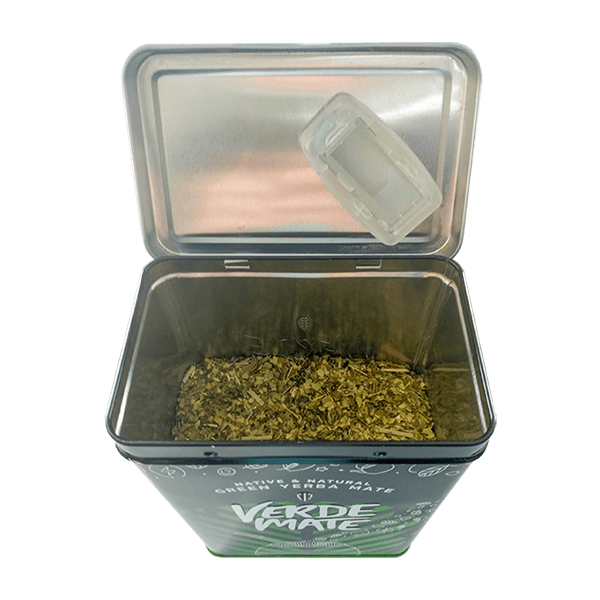 Yerbera – Scatola di latta + Verde Mate Green Mango & Maracuya 0,5 kg