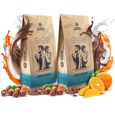 Set di Bro Coffee Roastery Brazil Guaxupe 2x1kg (2kg)