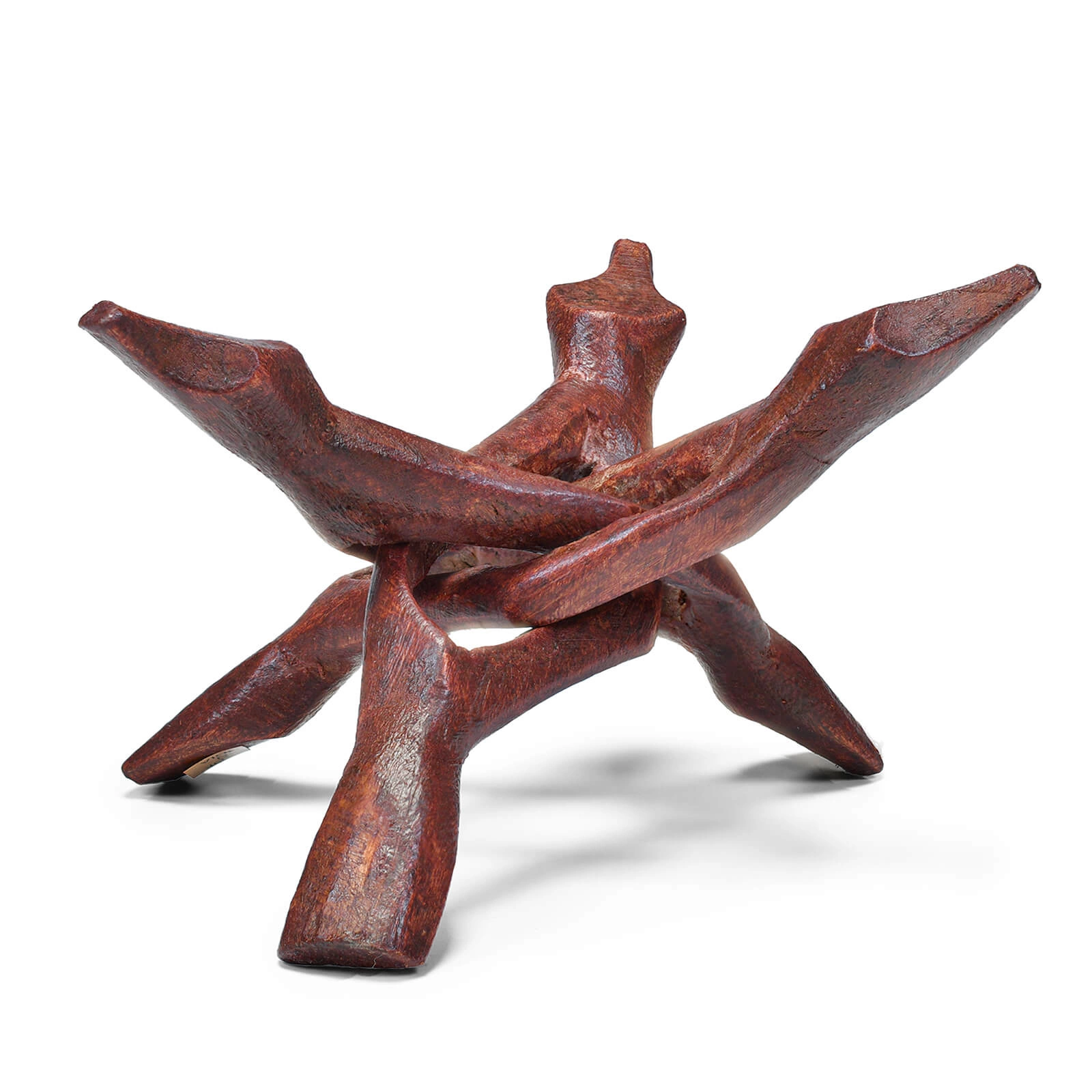 Treppiede In Legno Intagliato A Mano Cobra – Supporto Decorativo Per Conchiglie, Cristalli E Incenso – Alternative Imagination (15,2 Cm)
