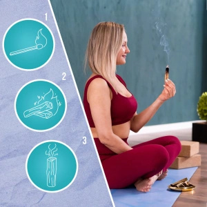 Set regalo esoterico dei 7 chakra: incenso naturale + ciondolo + braccialetto
