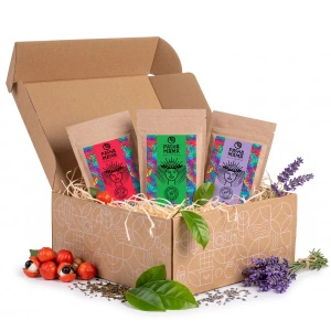 Set regalo Guayusa Pachamama: Pure + Lavanda + Energia 3x100g