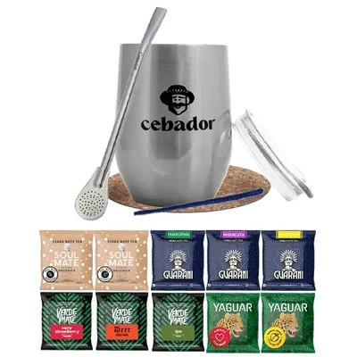 Set di Yerba Mate 10x50g TermoLid Cebador 500g