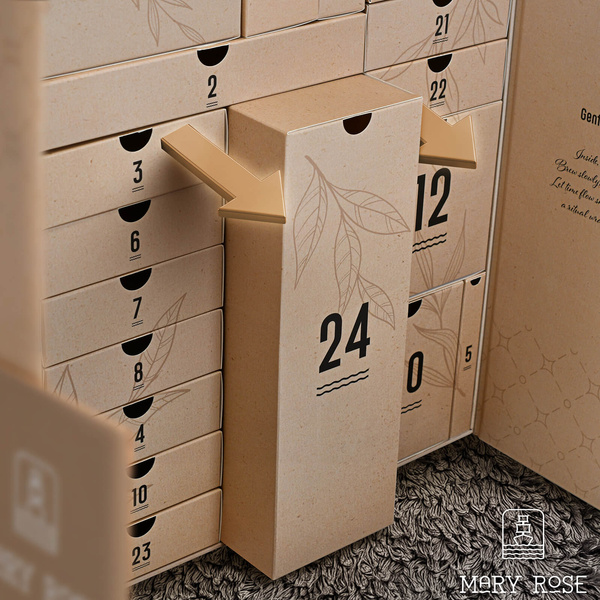 Calendario dell’Avvento – tè, matcha e accessori – Mary Rose