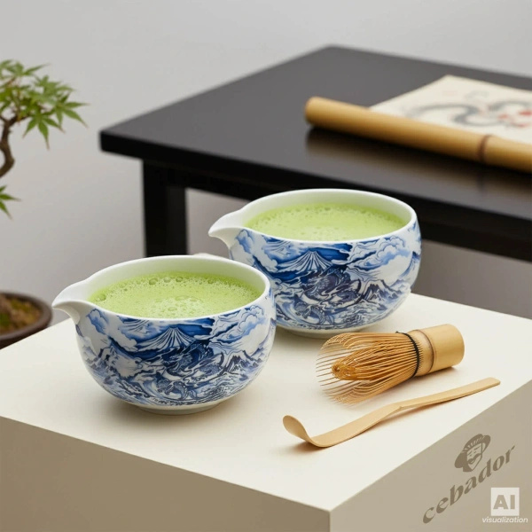 Set per la preparazione del tè Matcha