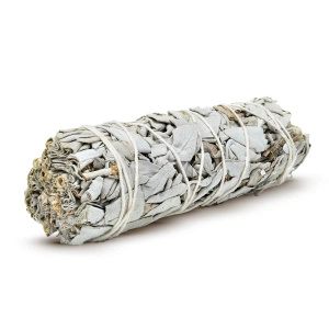 Cofanetto regalo esoterico per aromaterapia: oli essenziali + salvia bianca + accessori