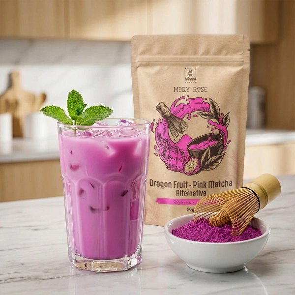 Mary Rose – Pink Matcha Alternative – Frutto del drago (in polvere) 50 g