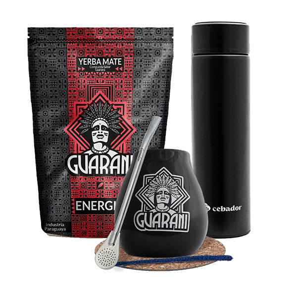 Set Yerba Mate Guarani Energia 500g Thermos