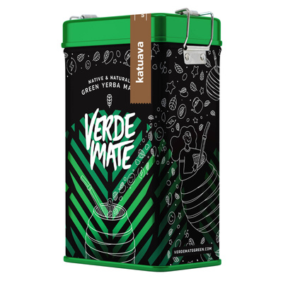 Yerbera – Scatola di latta + Verde Mate Green Katuava 0,5 kg