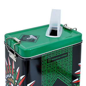 Yerbera – Scatola di latta + Guarani Menta Limón 0,5 kg