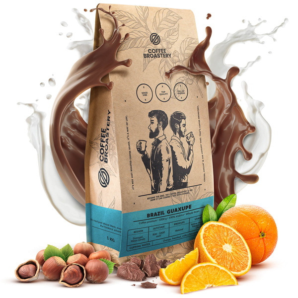 Set regalo Bro Coffee Roastery: caffè Brazil Guaxupe + caramelle al latte al gusto di caffè + tazza