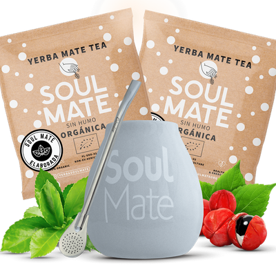 Set di yerba mate Bombilla Calabach Matero