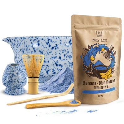 Set per preparare la Blue Matcha